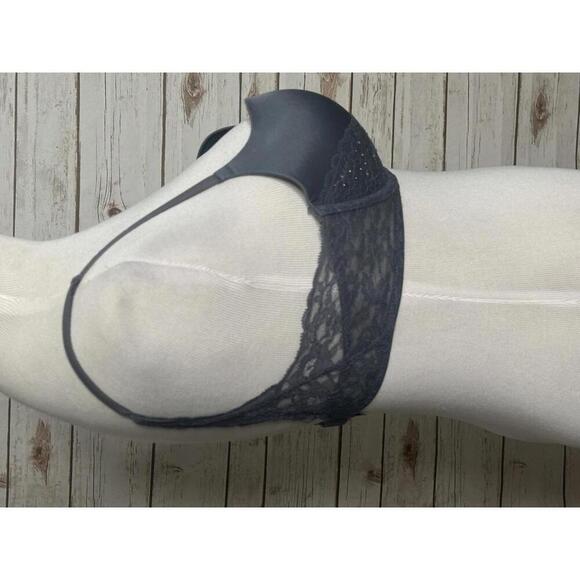 Victoria's Secret Very Sexy silver padded demi bra Size 34C - Picture 5 of 8